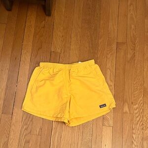 Patagonia Bright Yellow Shorts